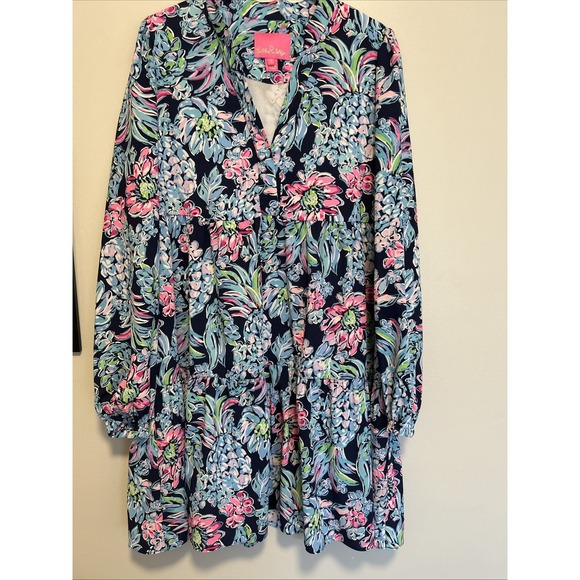 Lilly Pulitzer Dresses & Skirts - LILLY PULITZER Winona Dress PINEAPPLE PARADISE Size Small